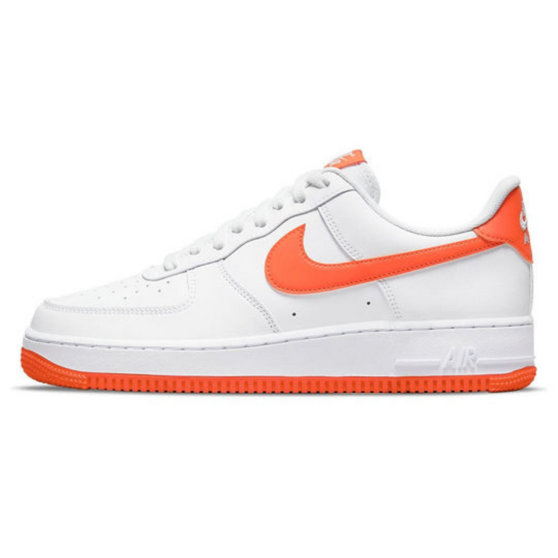 Nike Air Force 1 '07 'White Team Orange'- Streetwear Fashion - ellesey.com