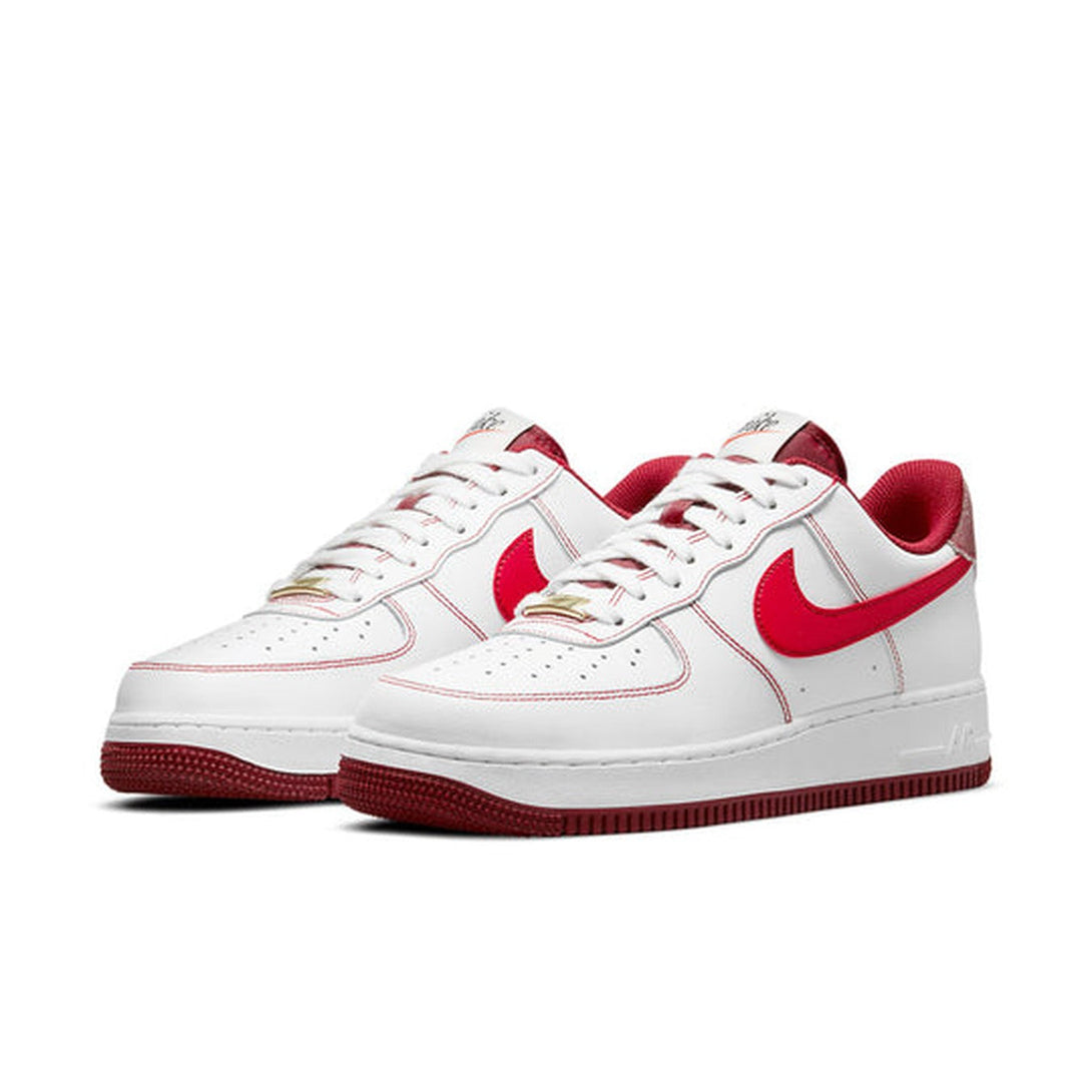 Nike Air Force 1 '07 'White University Red'- Streetwear Fashion - ellesey.com