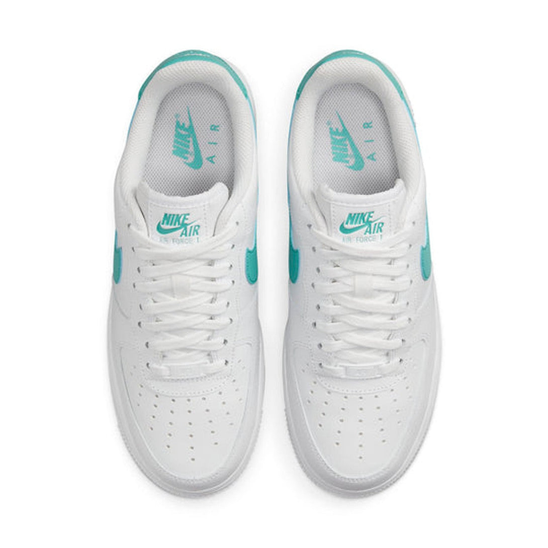 Nike Air Force 1 '07 'White Washed Teal'- Streetwear Fashion - ellesey.com