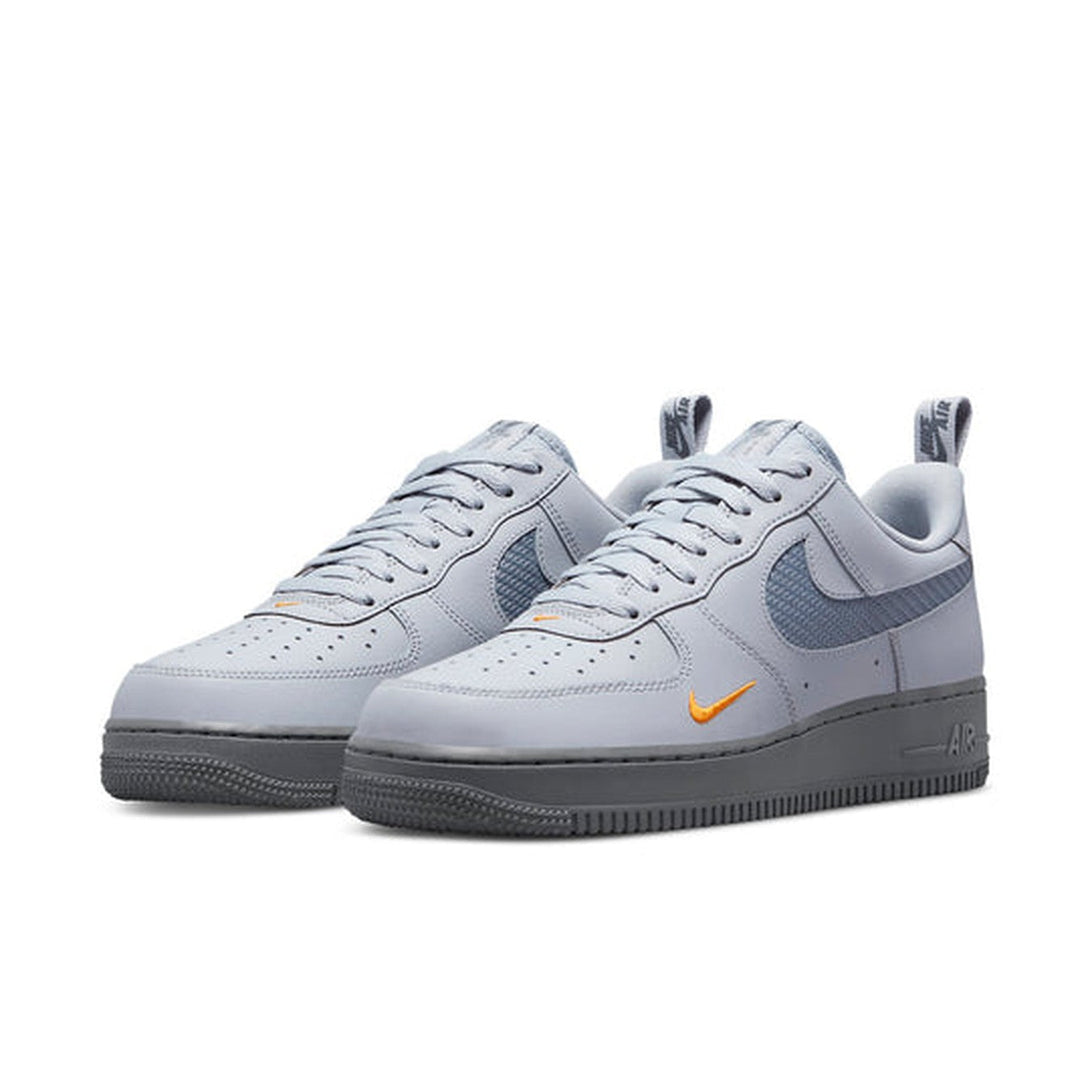 Nike Air Force 1 '07 'Wolf Grey Kumquat'- Streetwear Fashion - ellesey.com