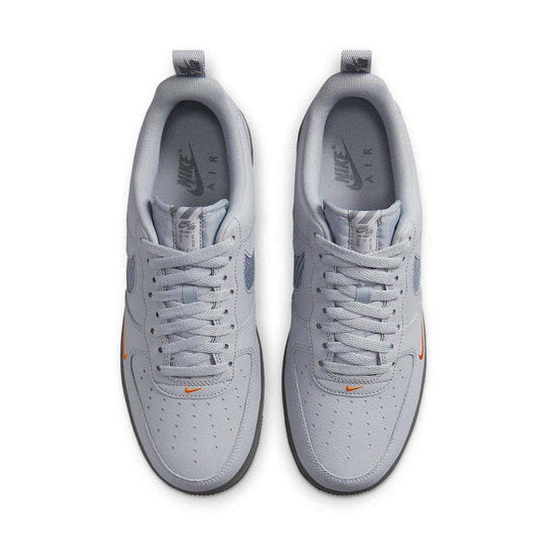 Nike Air Force 1 '07 'Wolf Grey Kumquat'- Streetwear Fashion - ellesey.com