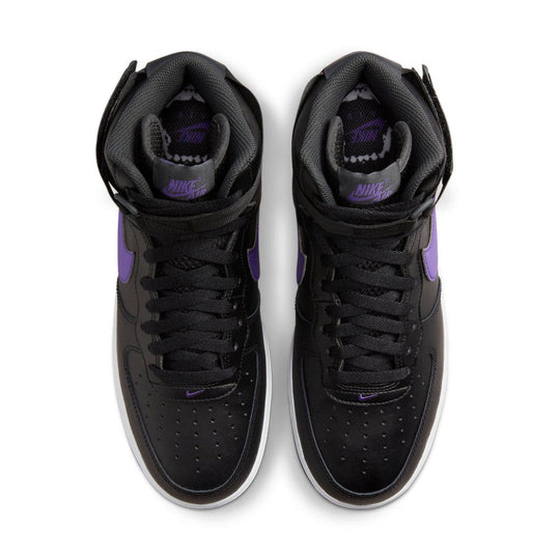 Nike Air Force 1 High '07 LV8 Hoops 'Black Purple'- Streetwear Fashion - ellesey.com