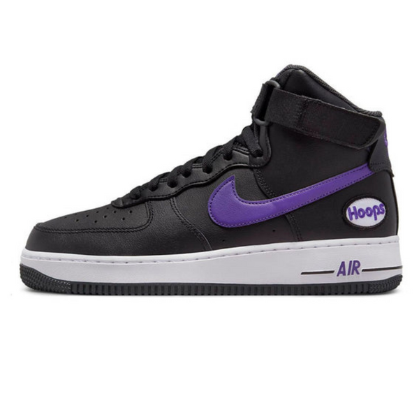 Nike Air Force 1 High '07 LV8 Hoops 'Black Purple'- Streetwear Fashion - ellesey.com