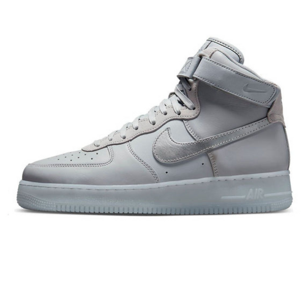 Nike Air Force 1 High '07 Premium Shoes 'Wolf Grey'- Streetwear Fashion - ellesey.com