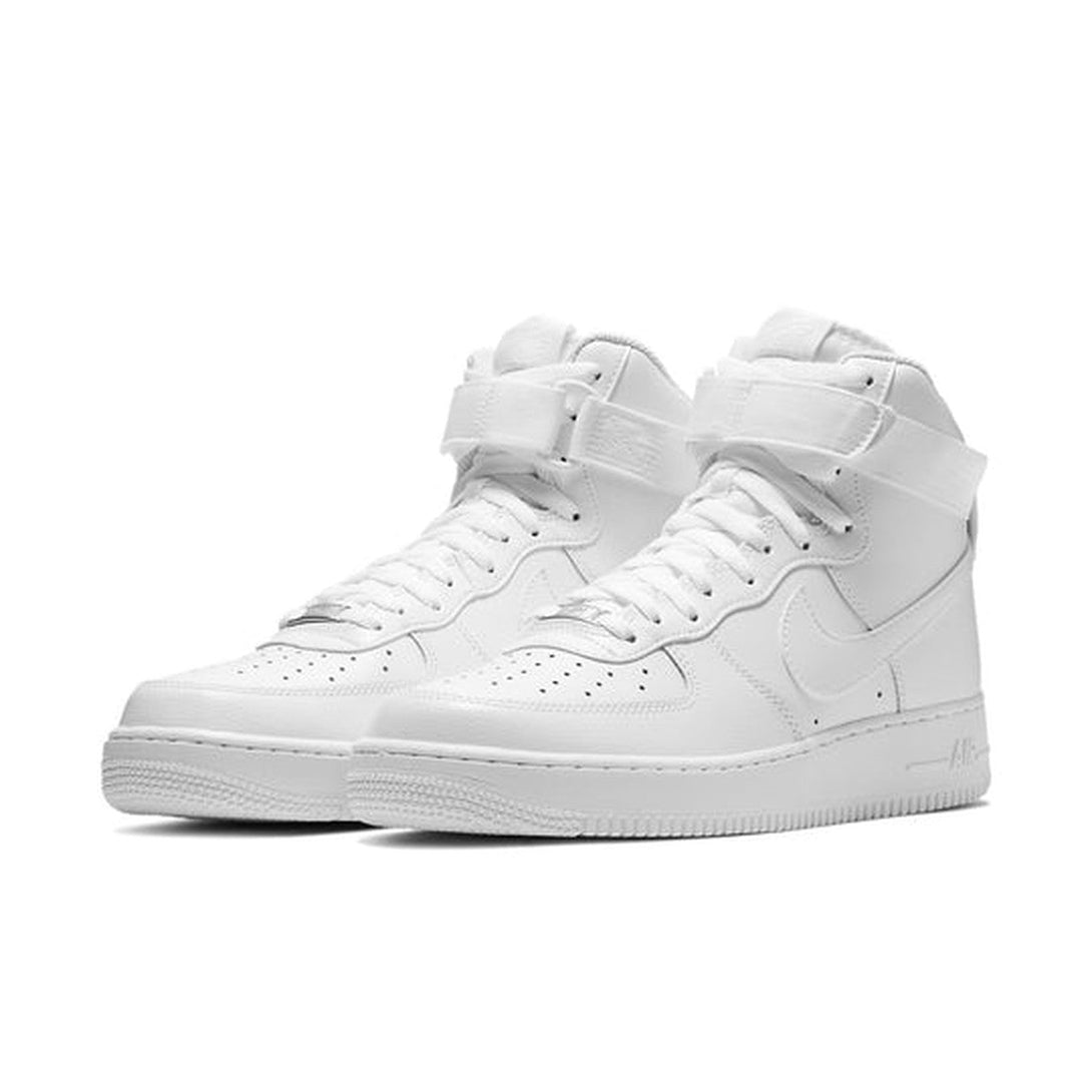 Nike Air Force 1 High '07 'Triple White'- Streetwear Fashion - ellesey.com