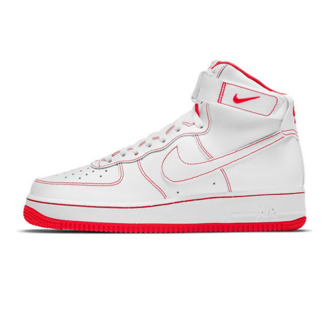 Nike Air Force 1 High '07 'University Red'- Streetwear Fashion - ellesey.com