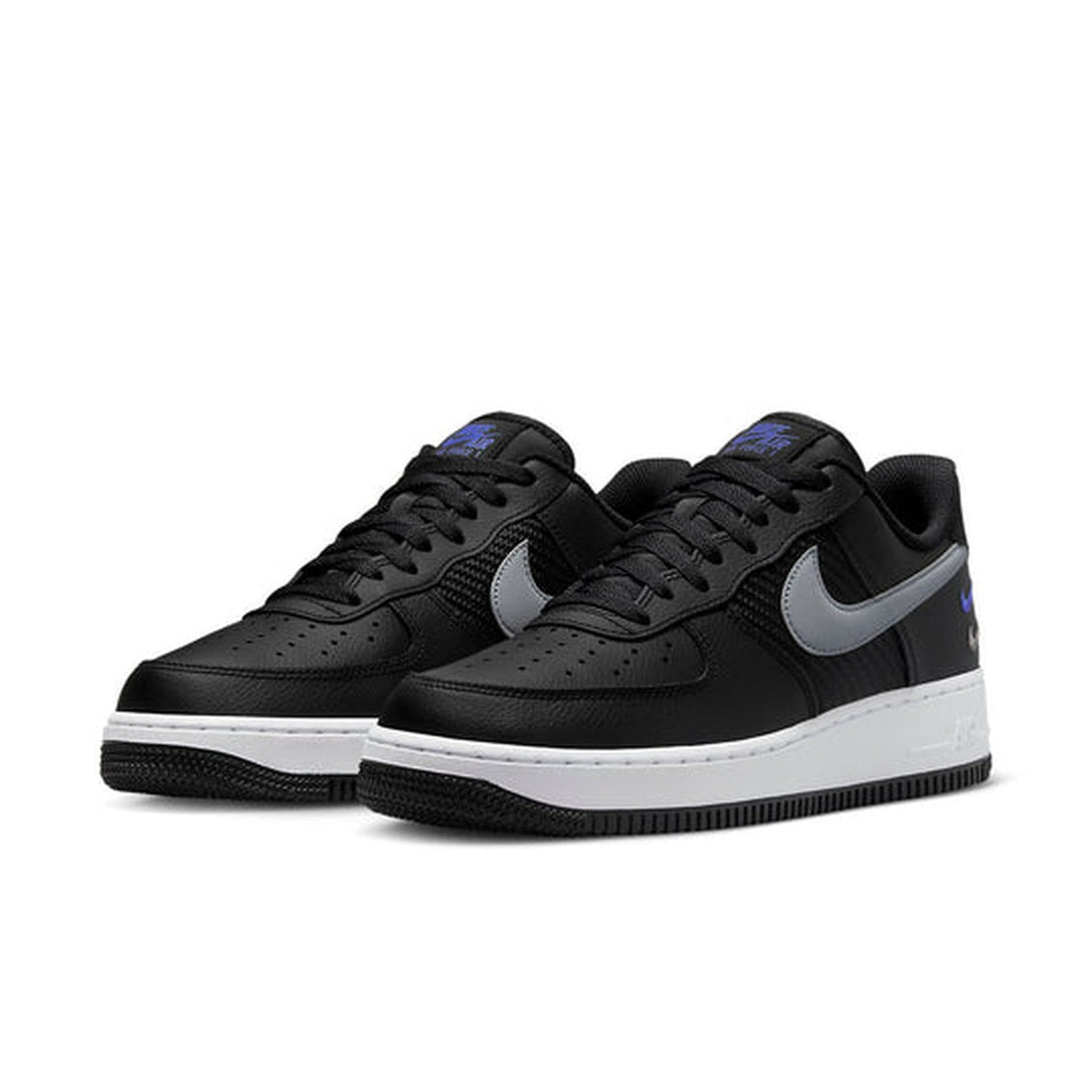 Nike Air Force 1 Low '07 'Double Swoosh Black Racer Blue'- Streetwear Fashion - ellesey.com