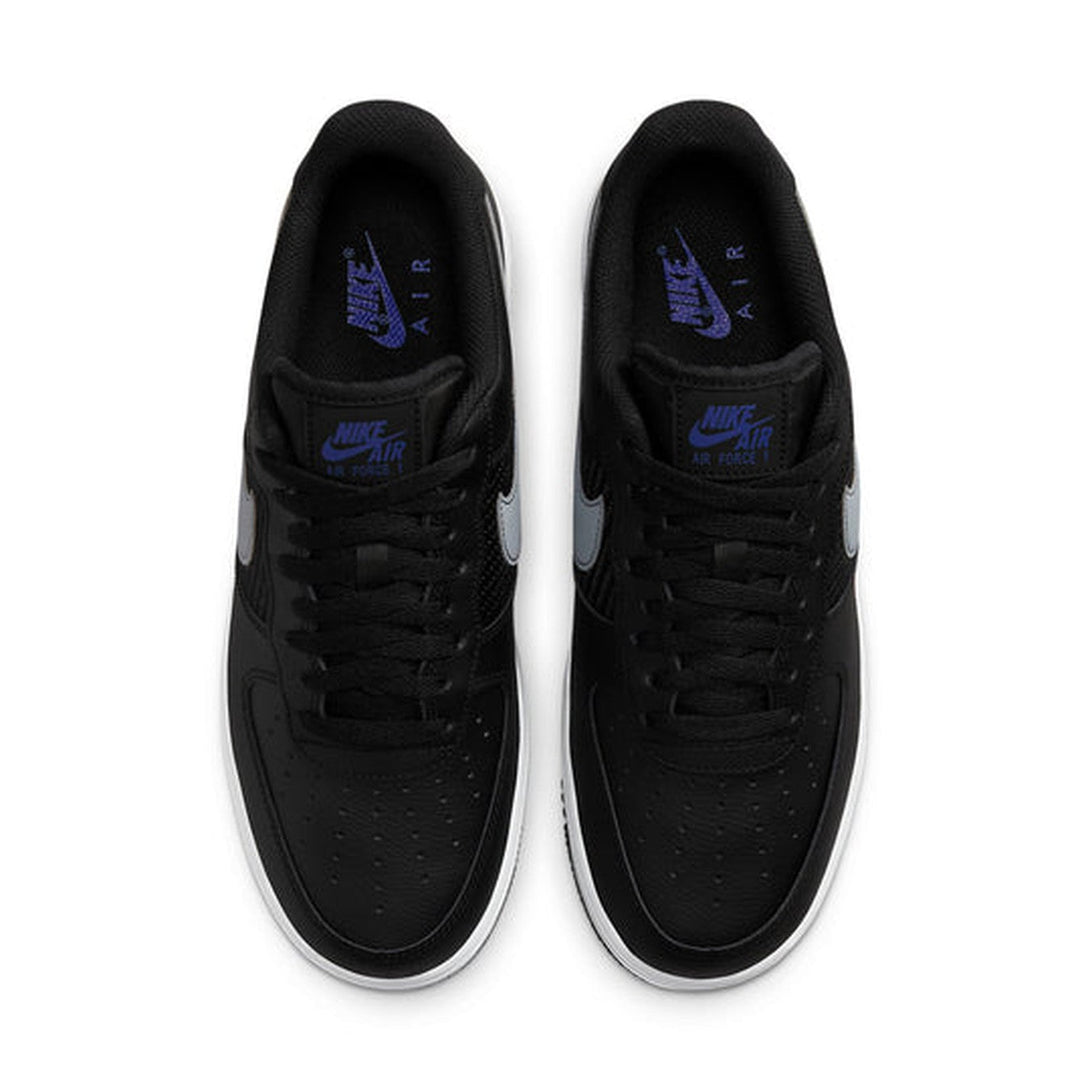 Nike Air Force 1 Low '07 'Double Swoosh Black Racer Blue'- Streetwear Fashion - ellesey.com