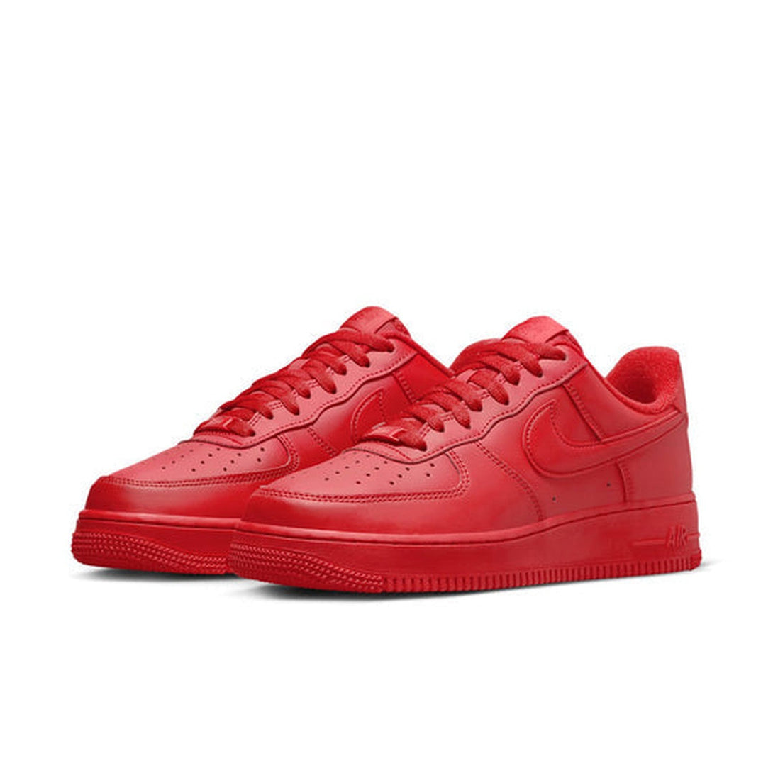 Nike Air Force 1 Low '07 LV8 1 'Triple Red'- Streetwear Fashion - ellesey.com