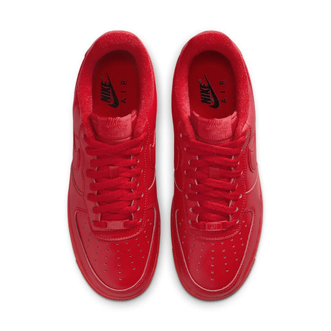 Nike Air Force 1 Low '07 LV8 1 'Triple Red'- Streetwear Fashion - ellesey.com