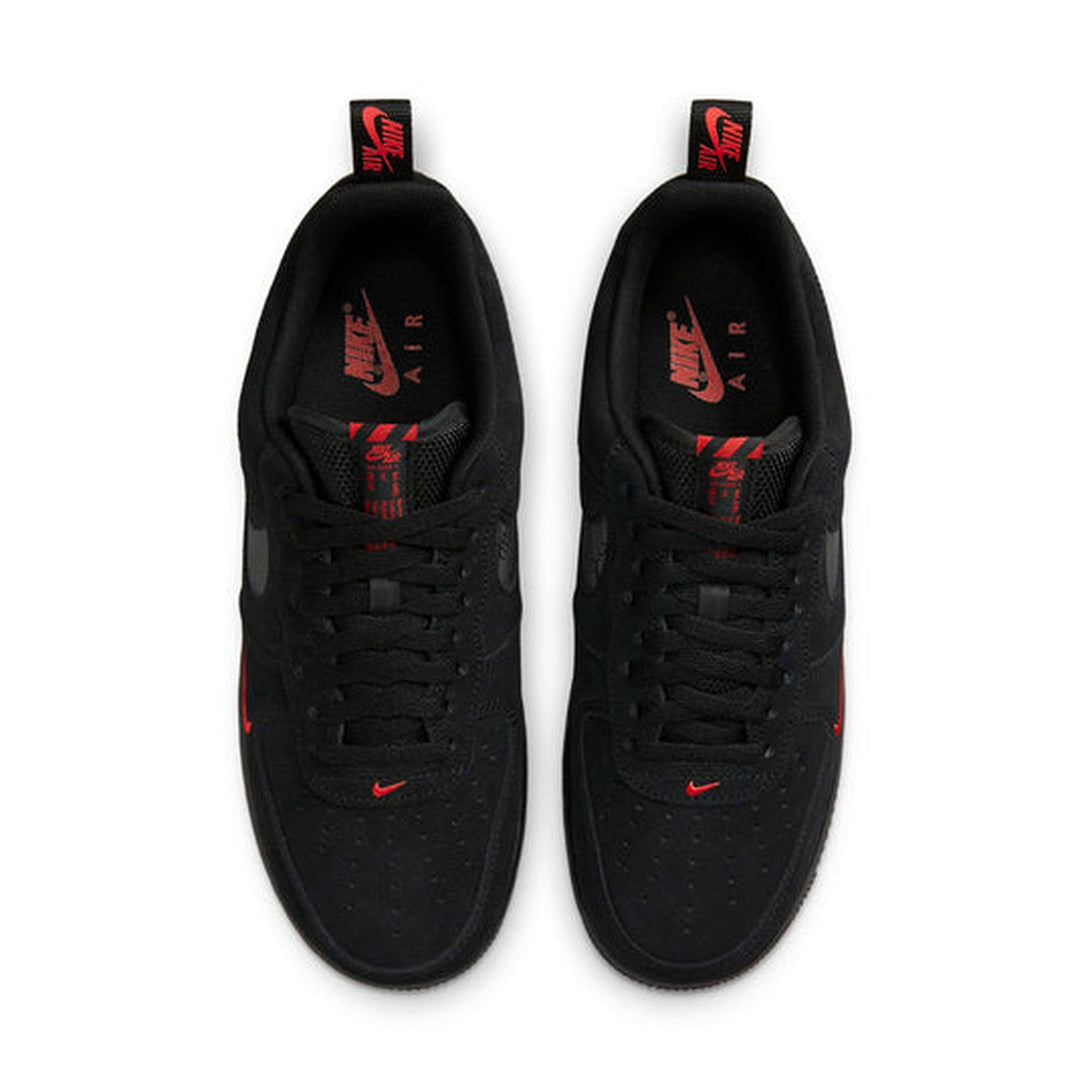 Nike Air Force 1 Low '07 LV8 'Multi-Swoosh Black Crimson'- Streetwear Fashion - ellesey.com