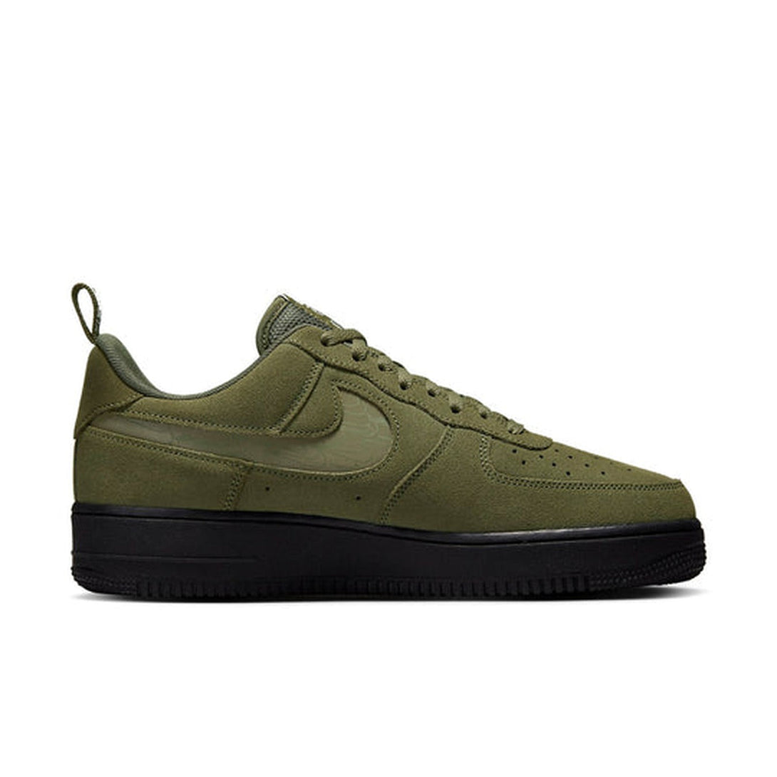 Nike Air Force 1 Low '07 LV8 'Reflective Swoosh - Cargo Khaki'- Streetwear Fashion - ellesey.com