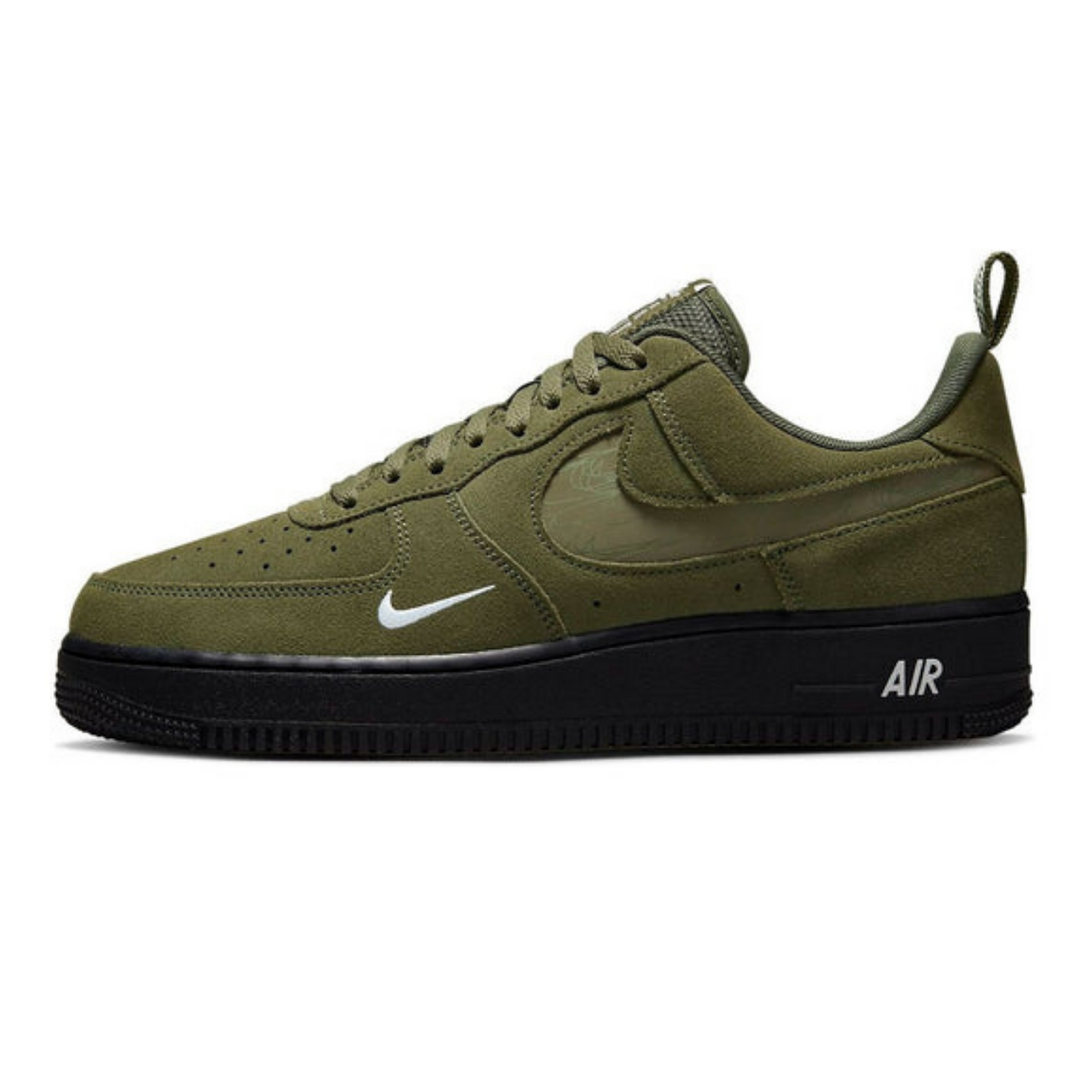 Nike Air Force 1 Low '07 LV8 'Reflective Swoosh - Cargo Khaki'- Streetwear Fashion - ellesey.com