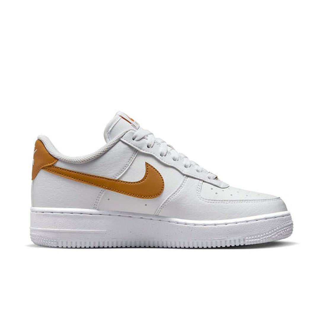 Nike Air Force 1 Low '07 Next Nature 'White Gold Suede'- Streetwear Fashion - ellesey.com