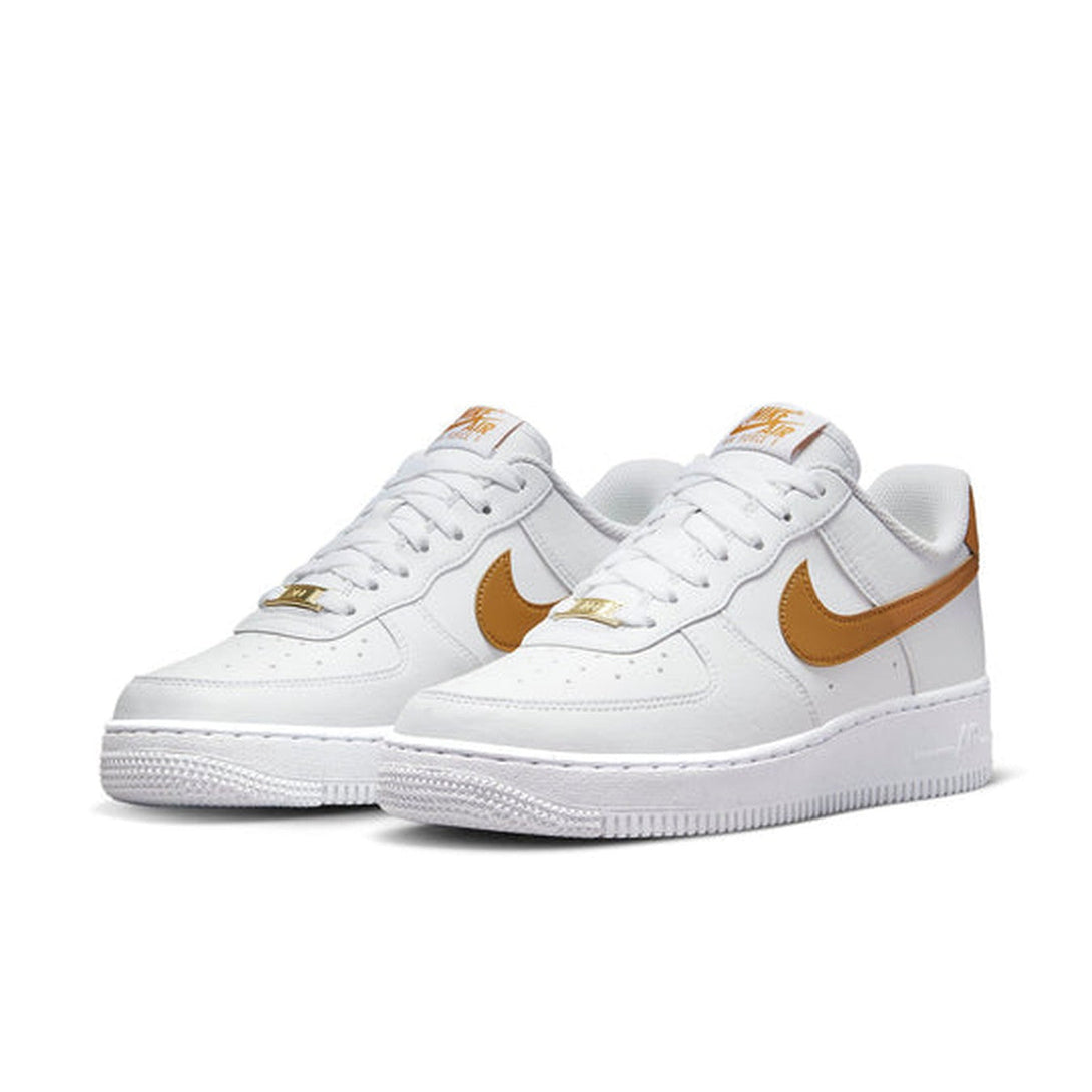 Nike Air Force 1 Low '07 Next Nature 'White Gold Suede'- Streetwear Fashion - ellesey.com