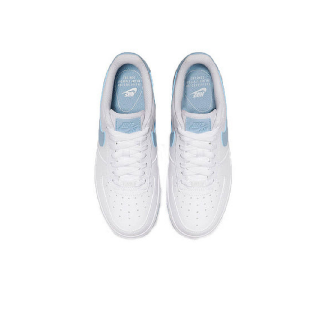 Nike Air Force 1 Low '07 Patent 'Light Armory Blue'- Streetwear Fashion - ellesey.com