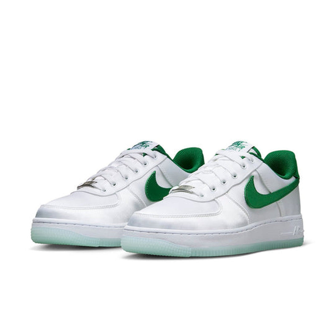 Nike Air Force 1 Low '07 'Satin' White Pine Green- Streetwear Fashion - ellesey.com