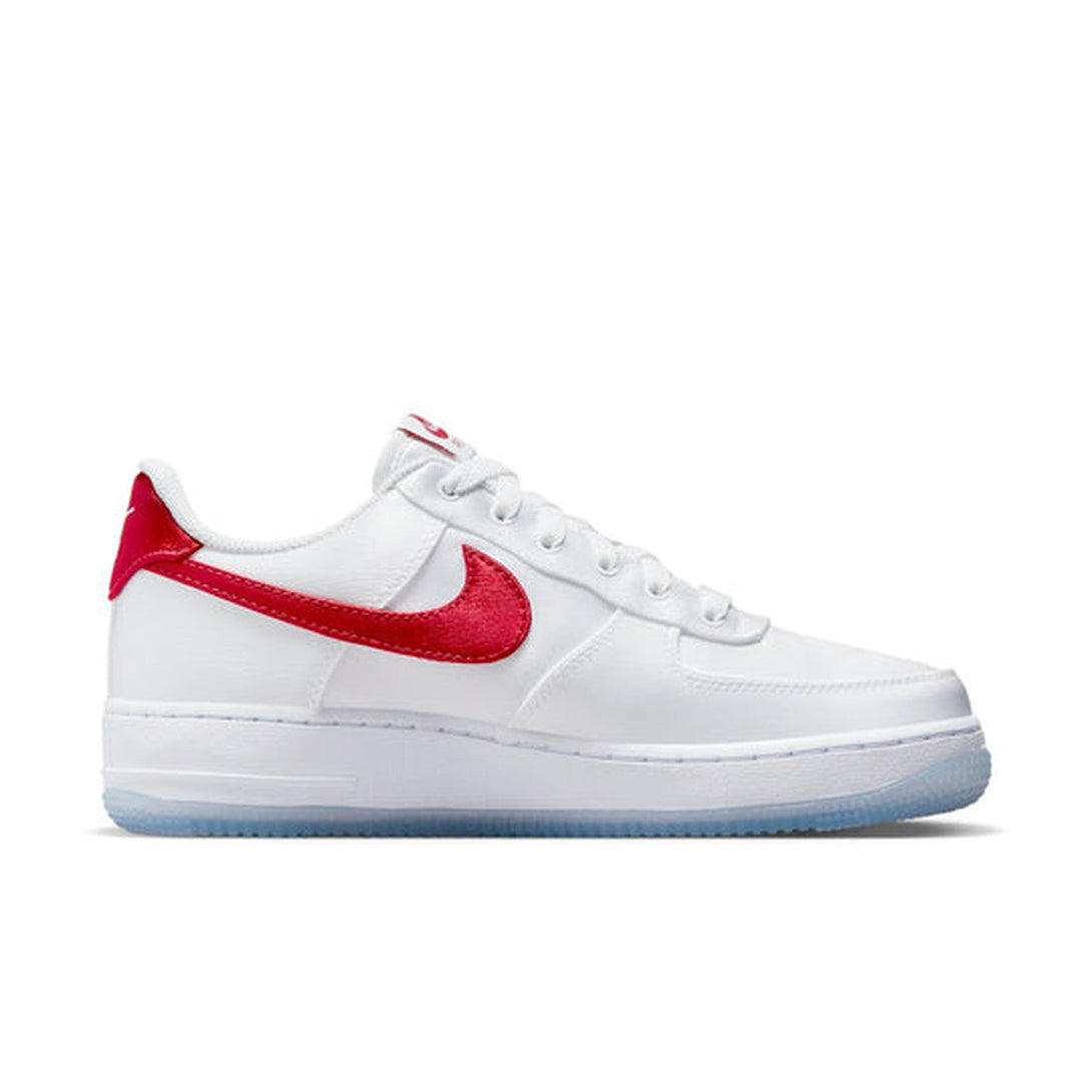 Nike Air Force 1 Low '07 'Satin White Varsity Red'- Streetwear Fashion - ellesey.com