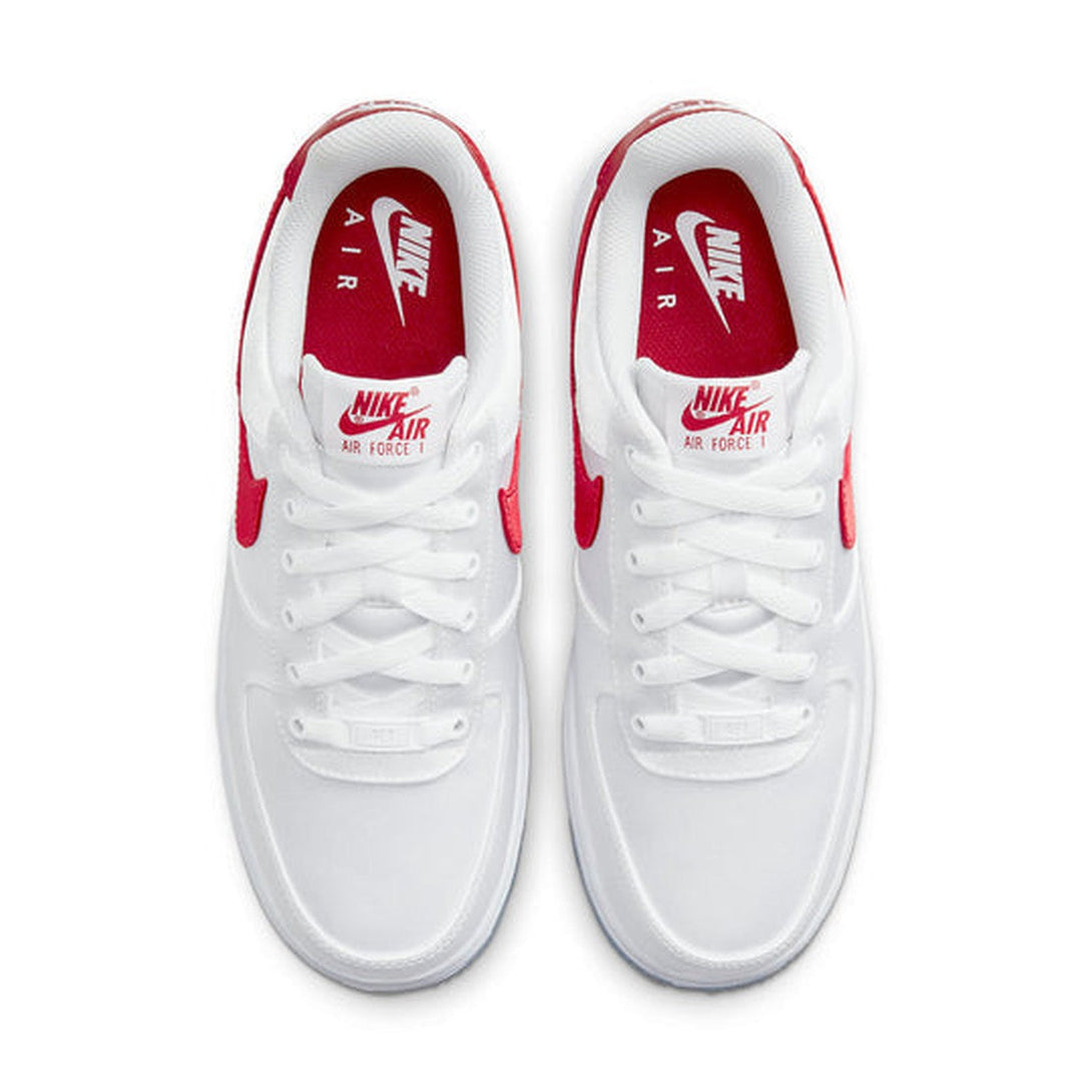 Nike Air Force 1 Low '07 'Satin White Varsity Red'- Streetwear Fashion - ellesey.com