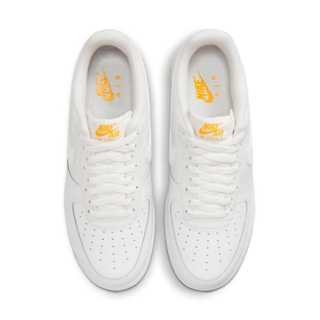 Nike Air Force 1 Low '07 'White University Gold Gum'- Streetwear Fashion - ellesey.com