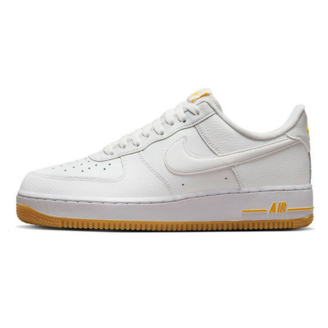 Nike Air Force 1 Low '07 'White University Gold Gum'- Streetwear Fashion - ellesey.com