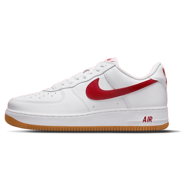 Nike Air Force 1 Low 'Colour of the Month - White University Red'- Streetwear Fashion - ellesey.com