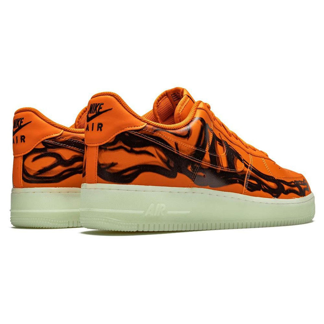 Nike Air Force 1 Low 'Orange Skeleton'- Streetwear Fashion - ellesey.com