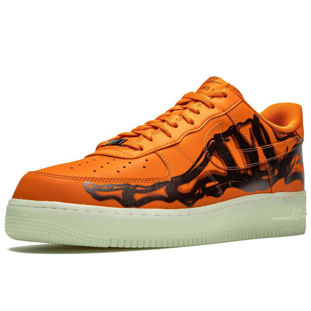 Nike Air Force 1 Low 'Orange Skeleton'- Streetwear Fashion - ellesey.com