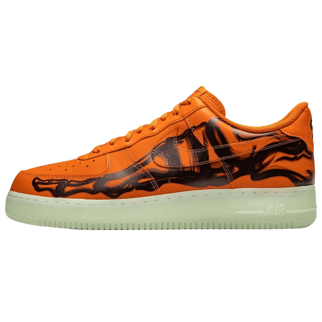 Nike Air Force 1 Low 'Orange Skeleton'- Streetwear Fashion - ellesey.com