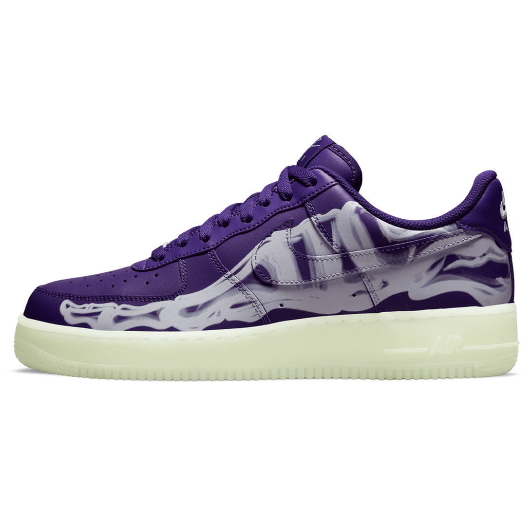 Nike Air Force 1 Low 'Purple Skeleton'- Streetwear Fashion - ellesey.com