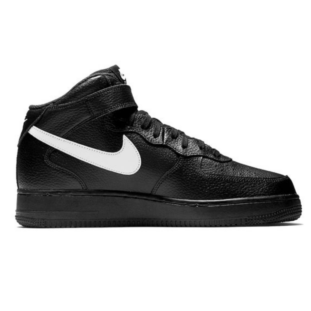Nike Air Force 1 Mid '07 'Black Sail'- Streetwear Fashion - ellesey.com