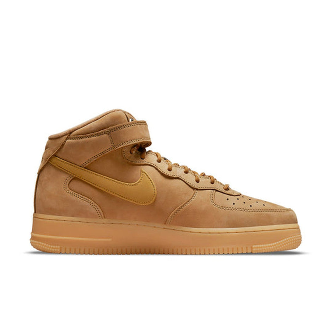 Nike Air Force 1 Mid '07 'Flax'- Streetwear Fashion - ellesey.com