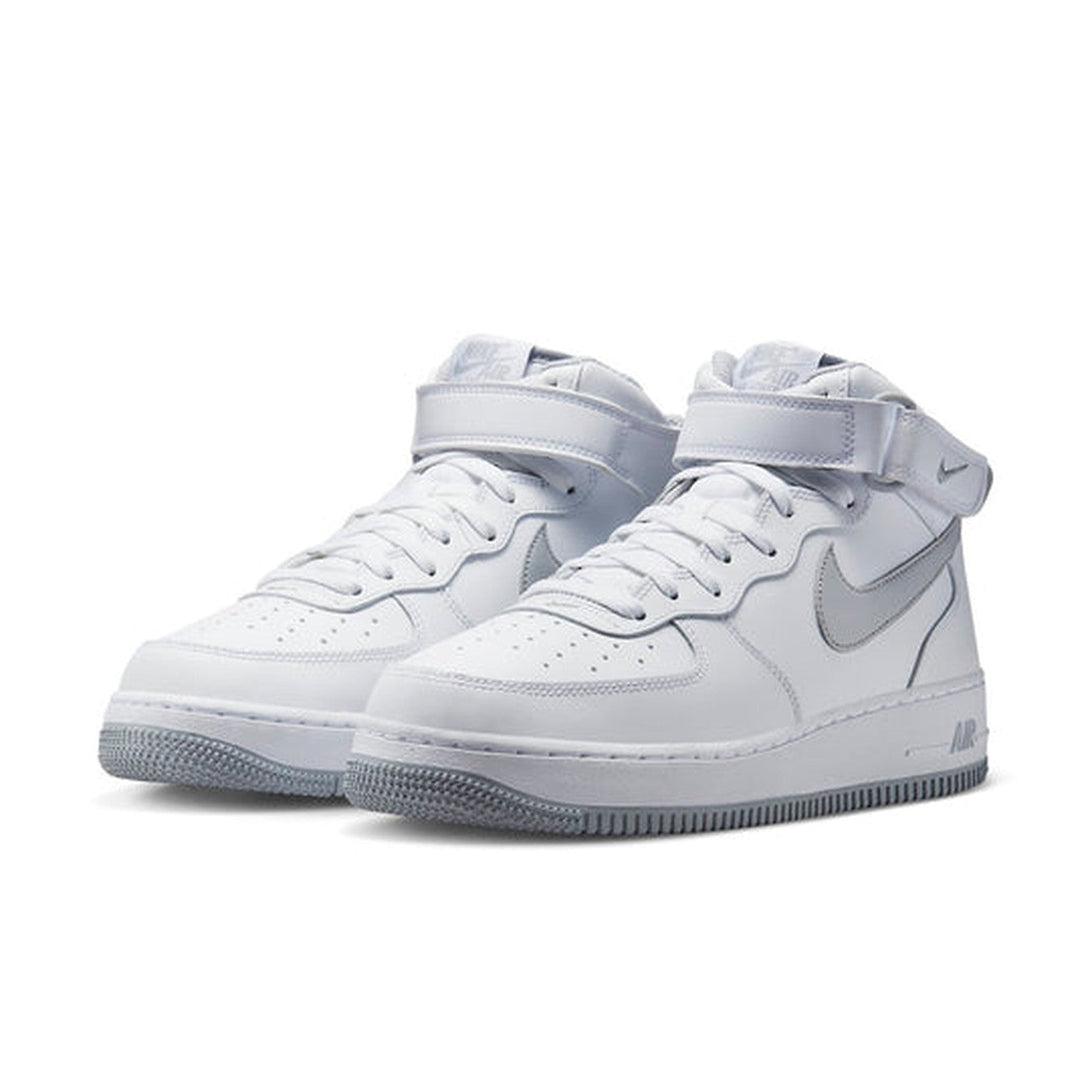 Nike Air Force 1 Mid '07 'White Wolf Grey'- Streetwear Fashion - ellesey.com