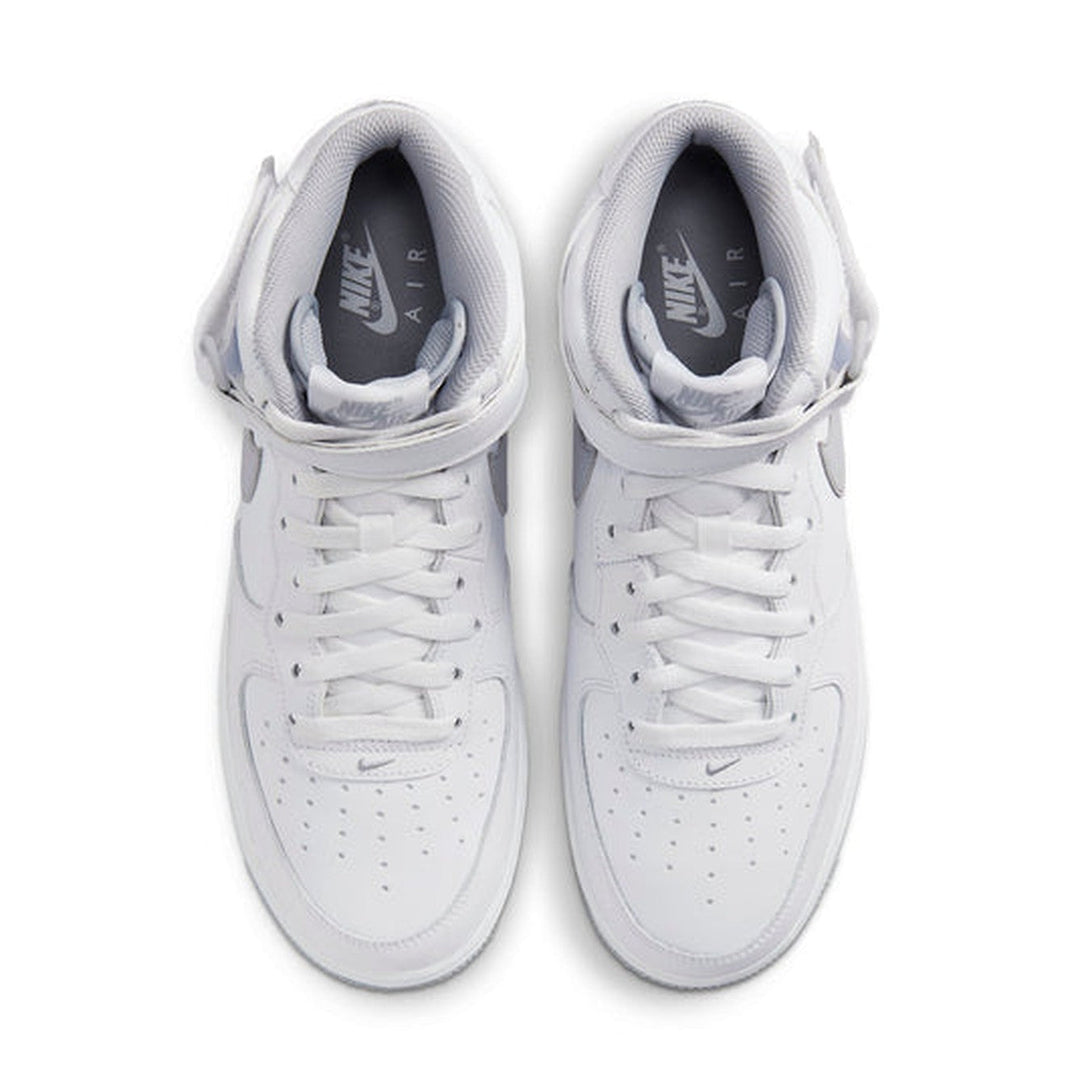 Nike Air Force 1 Mid '07 'White Wolf Grey'- Streetwear Fashion - ellesey.com