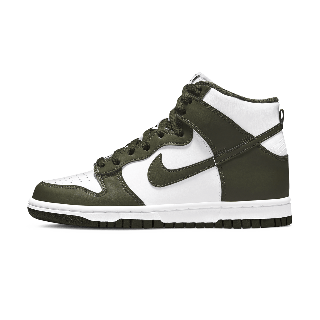 Nike Dunk High GS 'Cargo Khaki'- Streetwear Fashion - ellesey.com