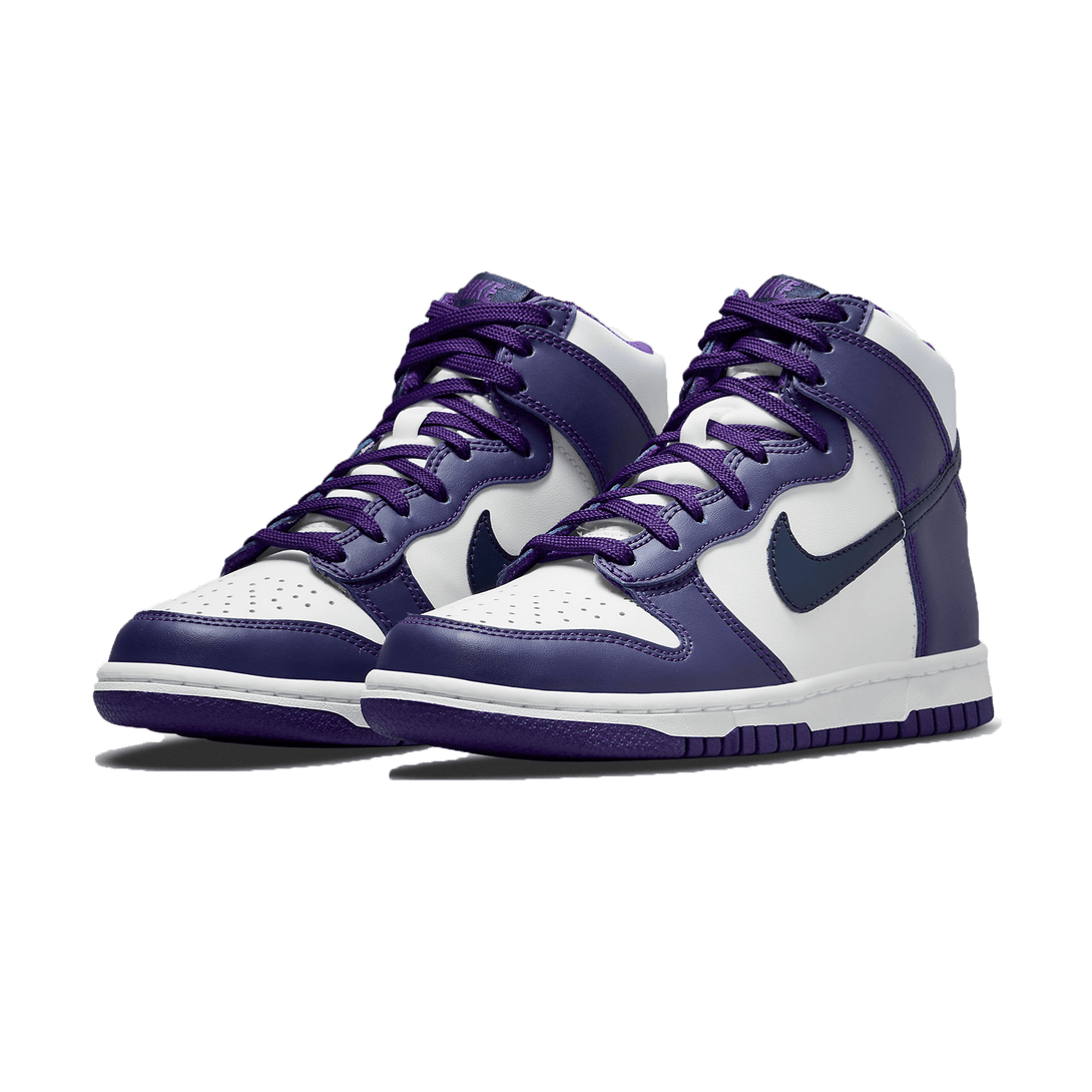 Nike Dunk High GS 'Purple Midnight Navy'- Streetwear Fashion - ellesey.com