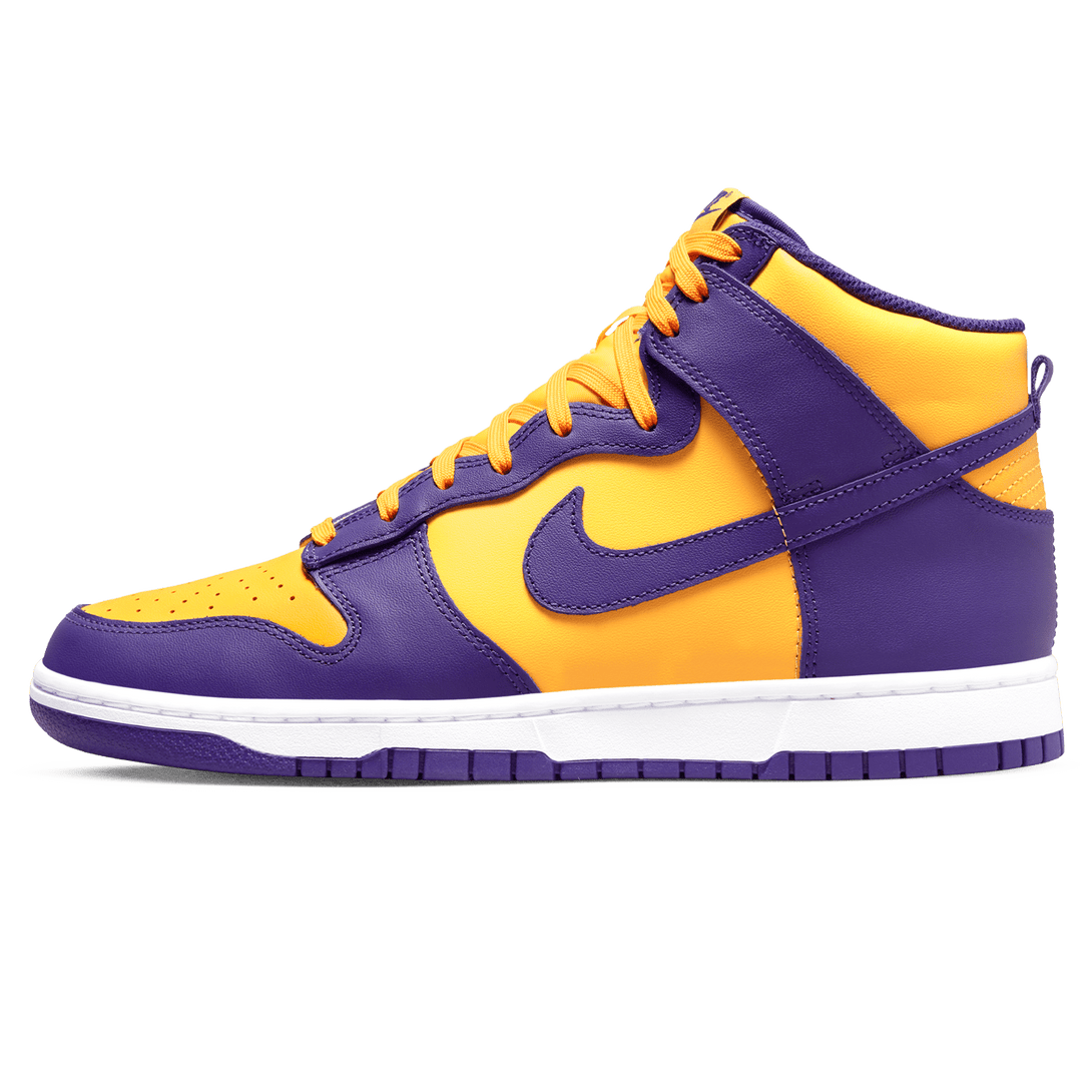 Nike Dunk High 'Lakers'- Streetwear Fashion - ellesey.com