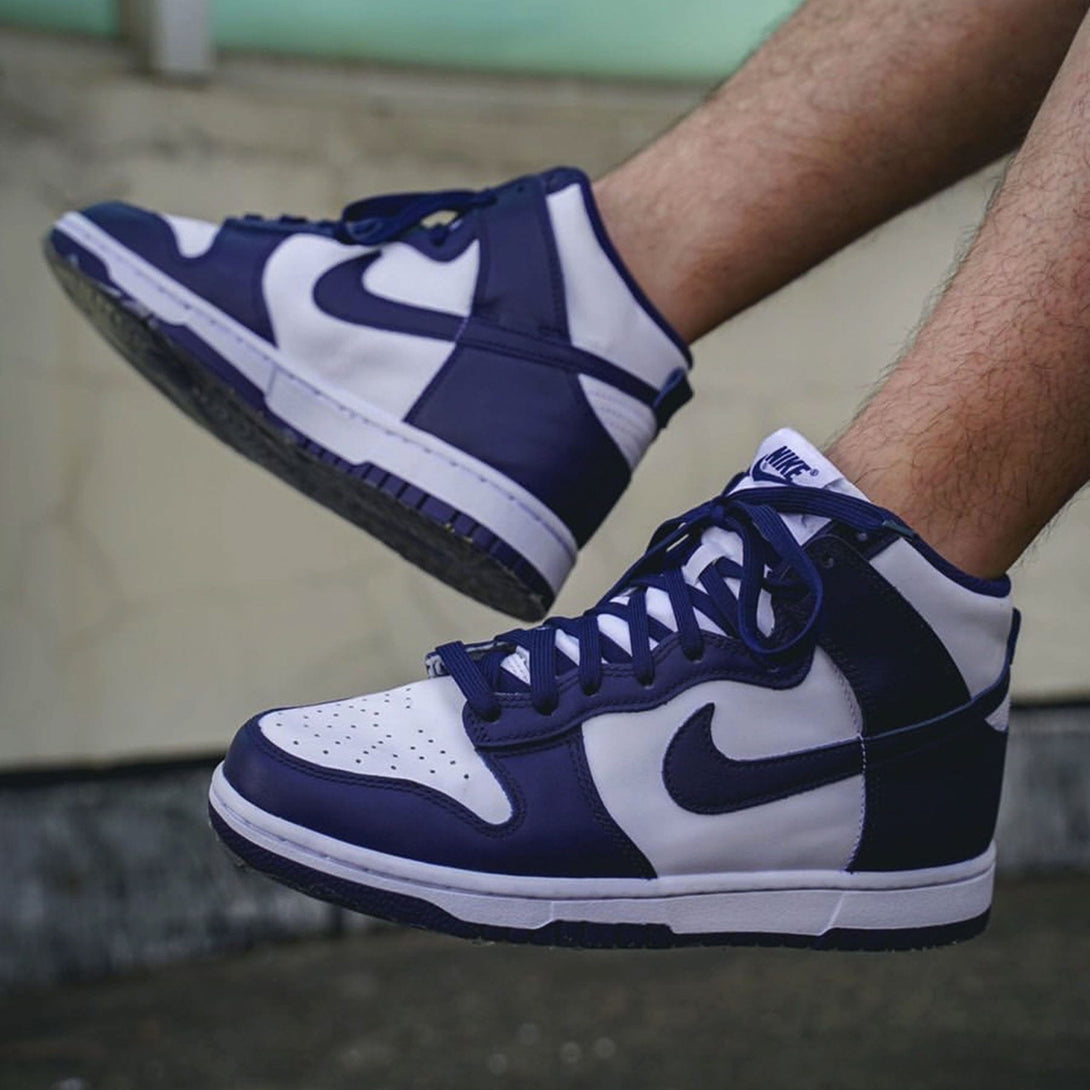 Nike Dunk High 'Midnight Navy'- Streetwear Fashion - ellesey.com