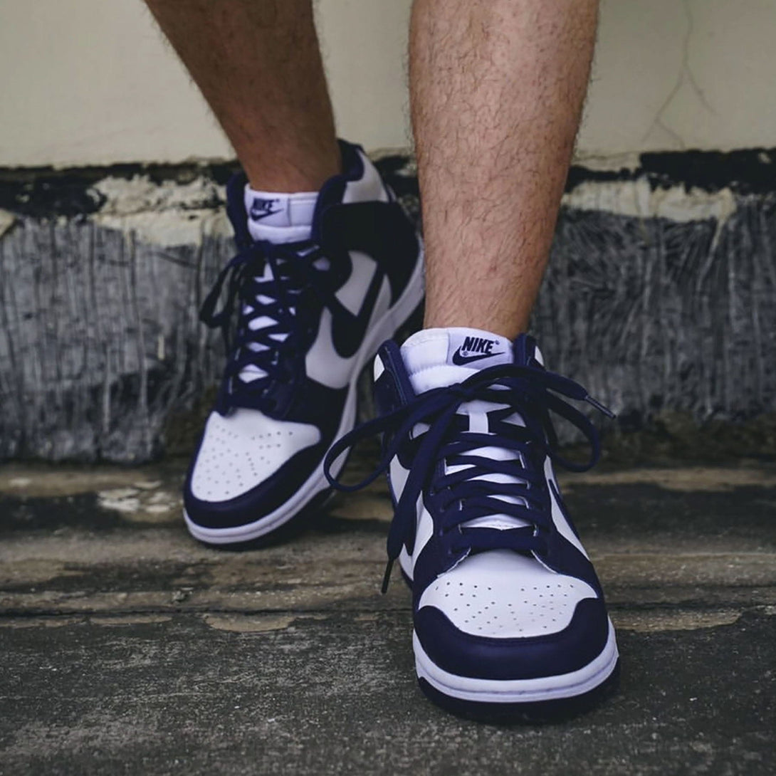 Nike Dunk High 'Midnight Navy'- Streetwear Fashion - ellesey.com