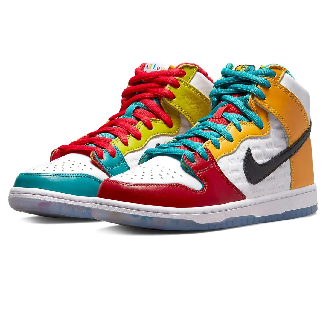 Nike Dunk High SB x froSkate 'All Love No Hate'- Streetwear Fashion - ellesey.com