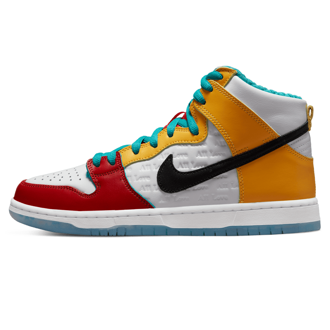 Nike Dunk High SB x froSkate 'All Love No Hate'- Streetwear Fashion - ellesey.com