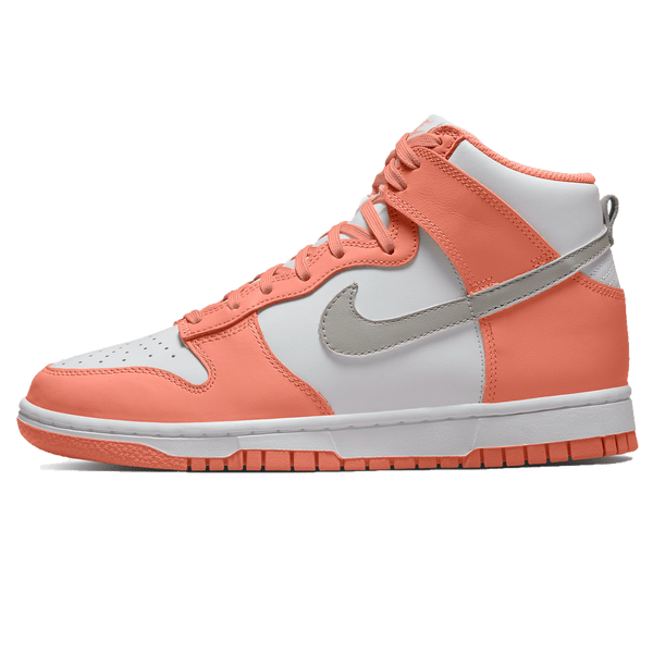 Nike Dunk High Wmns White Salmon- Streetwear Fashion - ellesey.com