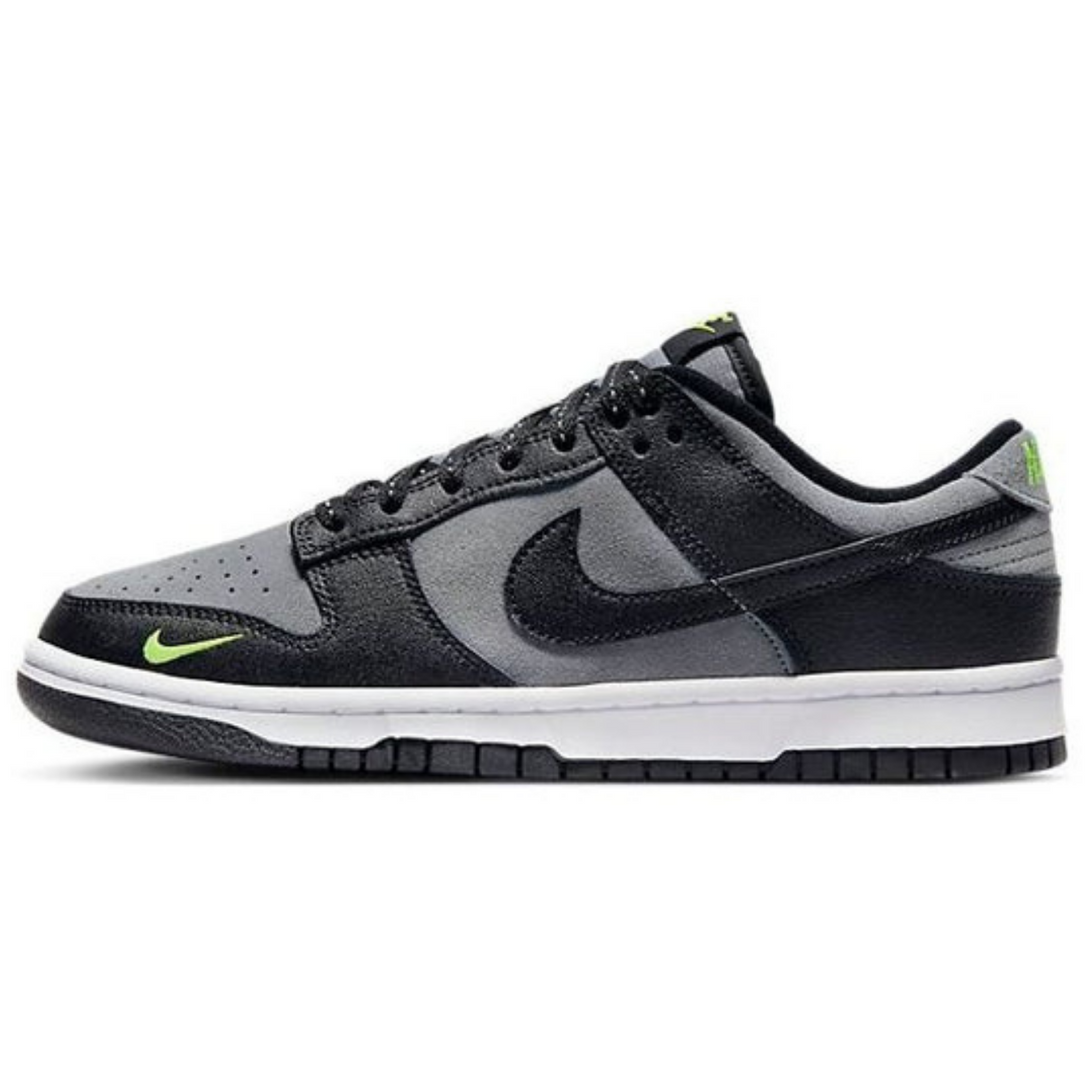 Nike Dunk Low 'Black Grey Green Strike'- Streetwear Fashion - ellesey.com