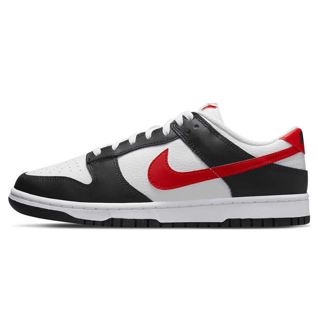 Nike Dunk Low 'Black White Red'- Streetwear Fashion - ellesey.com