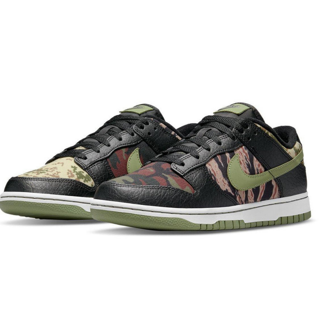 Nike Dunk Low Crazy Camo- Streetwear Fashion - ellesey.com