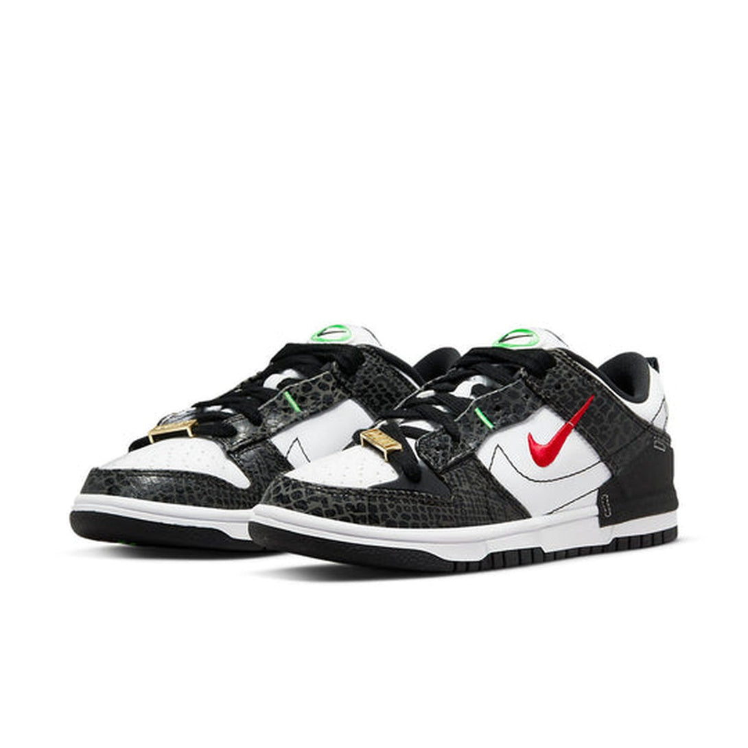 Nike Dunk Low Disrupt 2 'Just Do It - Black Snakeskin'- Streetwear Fashion - ellesey.com