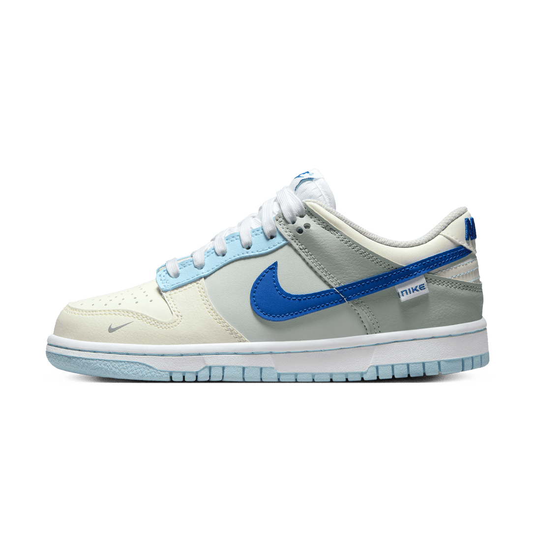 Nike Dunk Low GS 'Just Stitch It - Hyper Royal'- Streetwear Fashion - ellesey.com