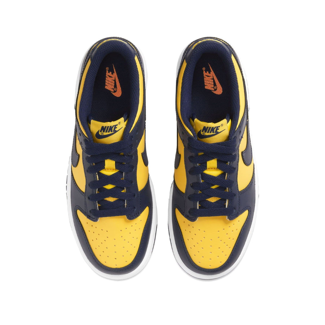 Nike Dunk Low GS 'Michigan' 2021- Streetwear Fashion - ellesey.com