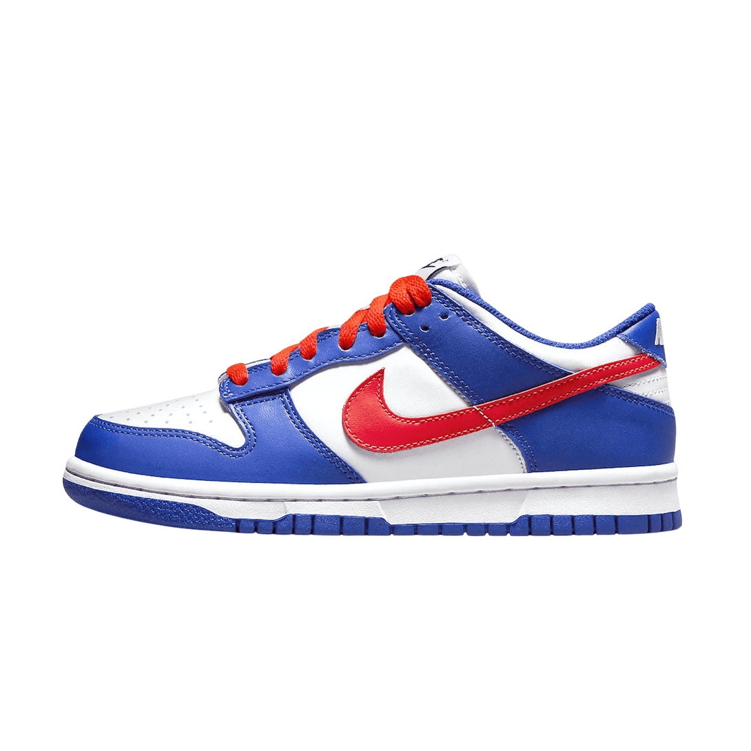 Nike Dunk Low GS 'Mismatched Swoosh'- Streetwear Fashion - ellesey.com