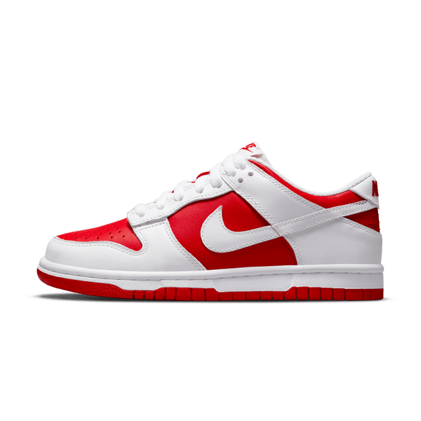 Nike Dunk Low GS 'White University Red'- Streetwear Fashion - ellesey.com